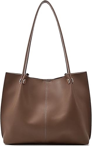 FOXLOVER Genuine Leather Shoulder Bags for Women Large Capacity Women’s Tote