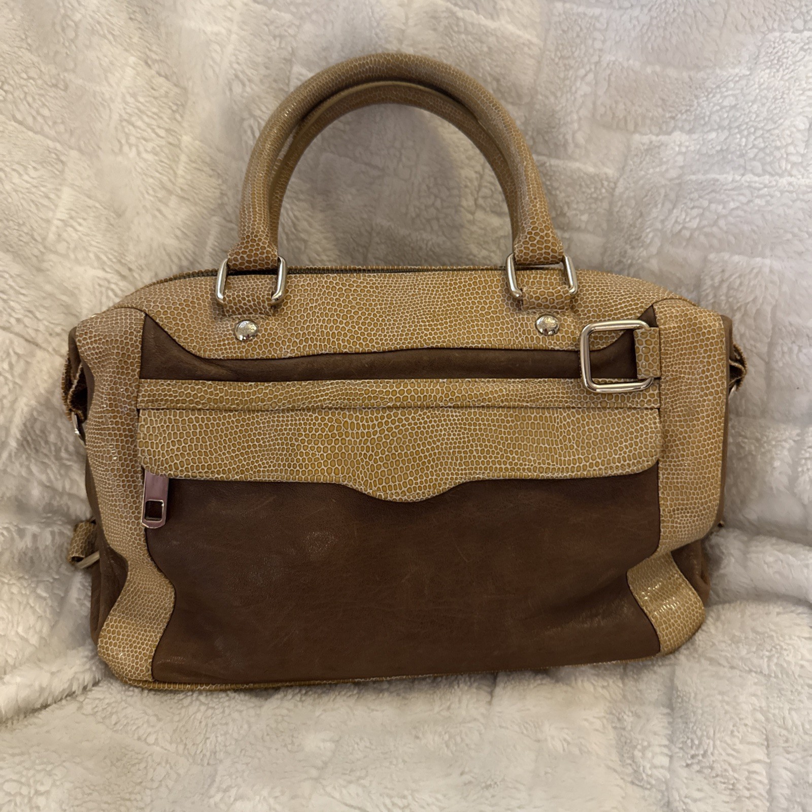 Rebecca Minkoff M.A.B. (Morning After Bag) satchel or hobo Bag Set Of 2 Leather