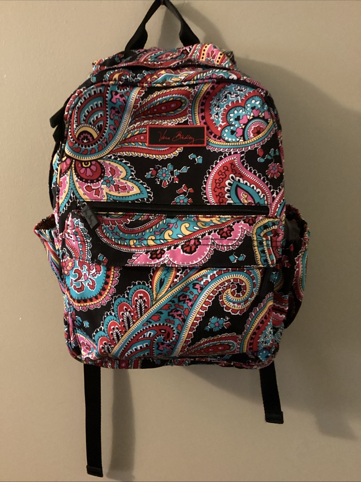 Vera Bradley Lighten Up Backpack Parisian Paisley Excellent Condition Waterproof