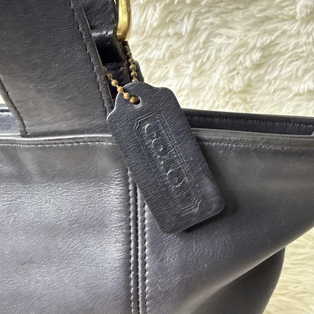 OLD COACH Leather Shoulder Bag Vintage