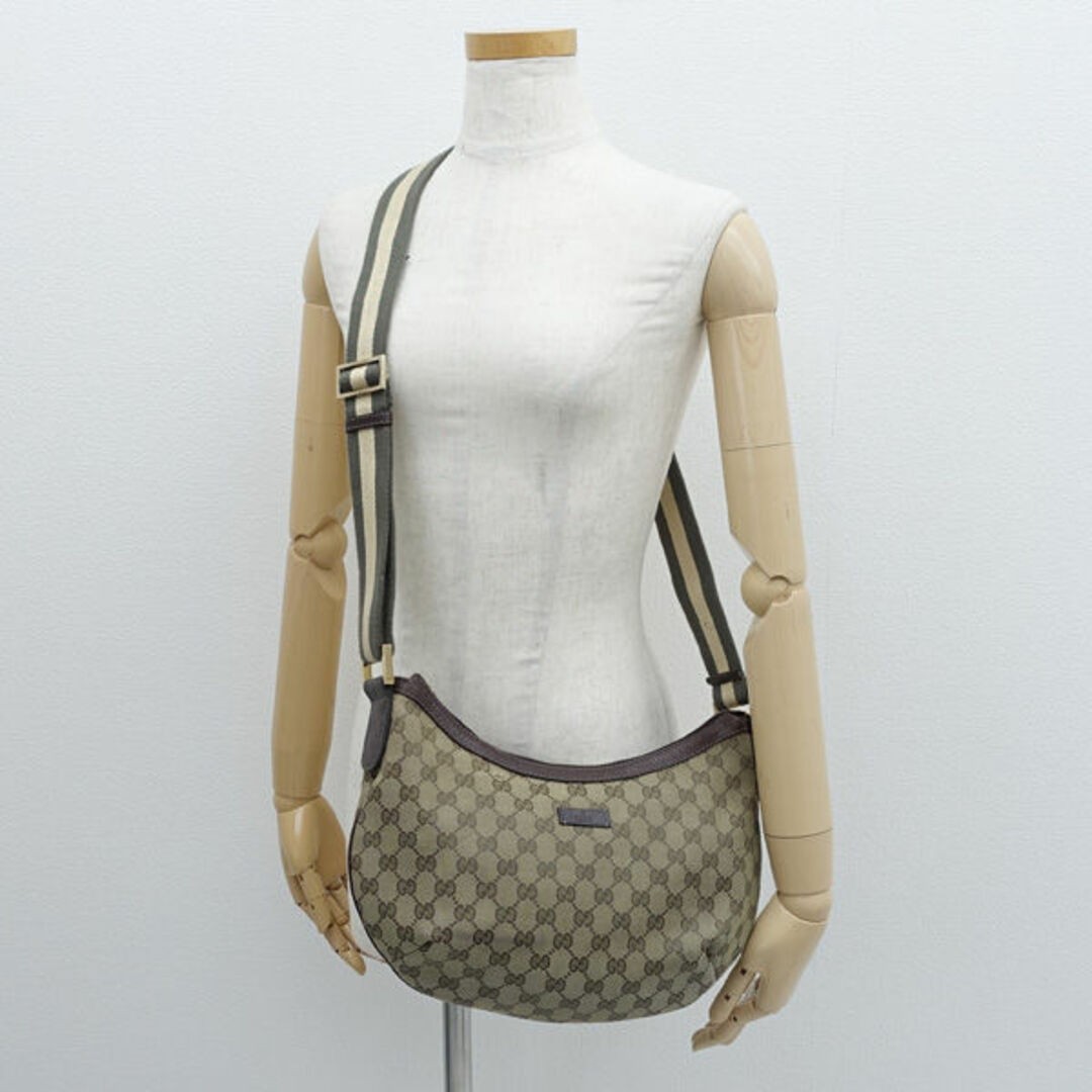 Gucci GG Campus Crossbody Bag Shoulder Brown 181092-002123 back Used GEIS-0