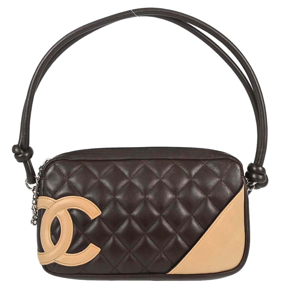 Chanel Brown Calfskin Cambon Ligne Handbag 168031