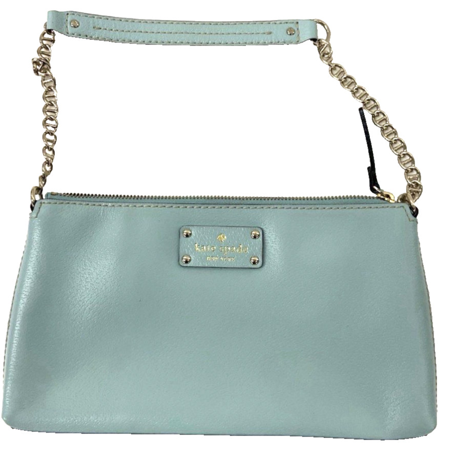 Kate Spade Wellesley Byrd Robins-egg Blue Chain Top Handle Bag