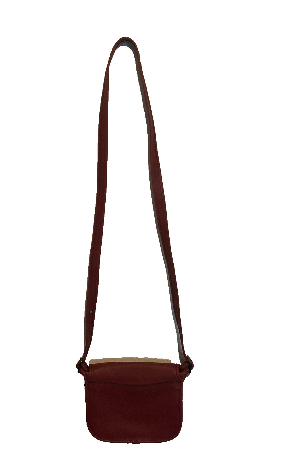 Coach Saddle 18 57731 Dark Cherry Glovetanned Leather Crossbody Shoulder Bag NWT
