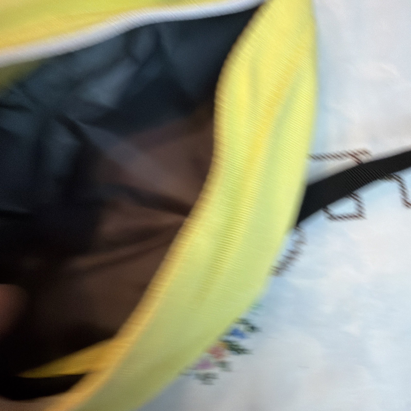 Kavu Rope Sling Bag Crossbody Backpack Yellow Banana