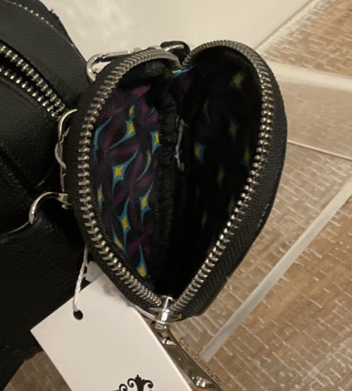 CXL by Christian Lacroix (Black) Eve Pebble Camera with Detachable Mini Zip NWT