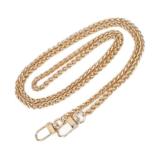 47″/120cm Purse Chain Strap Shoulder Cross Body Sling Purse Handbag Gold