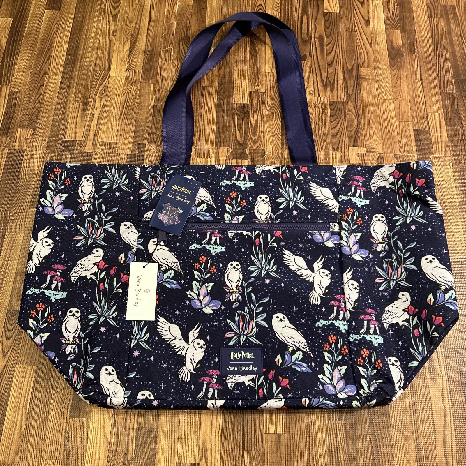 Vera Bradley Harry Potter Forbidden Forest ReActive Drawstring Family Tote Bag
