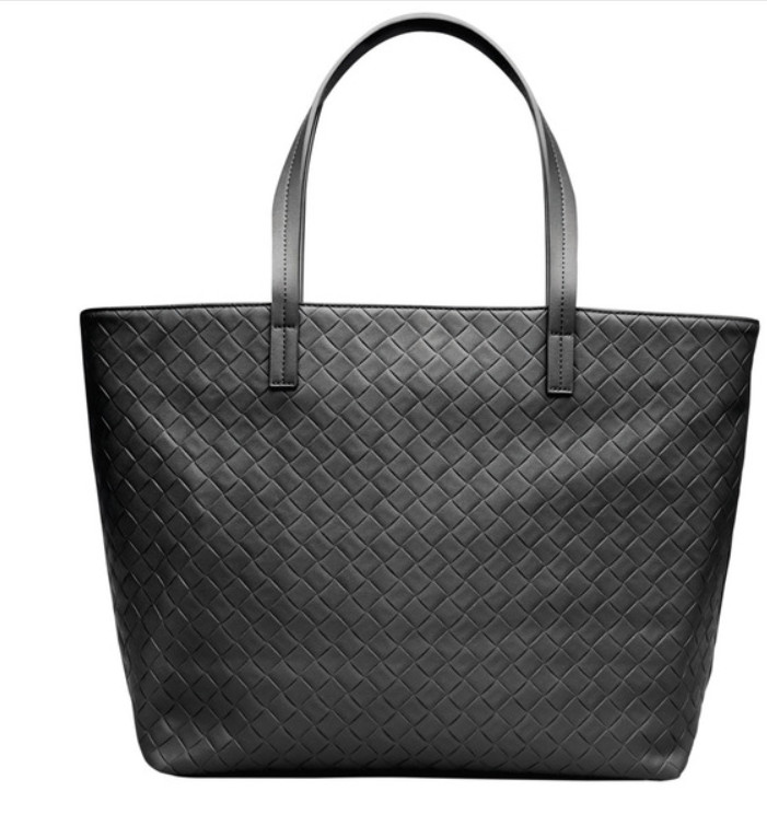 LIVE IN STYLE Black Tote Shoulder Bag 13×10.6×5.9 in Model 649130