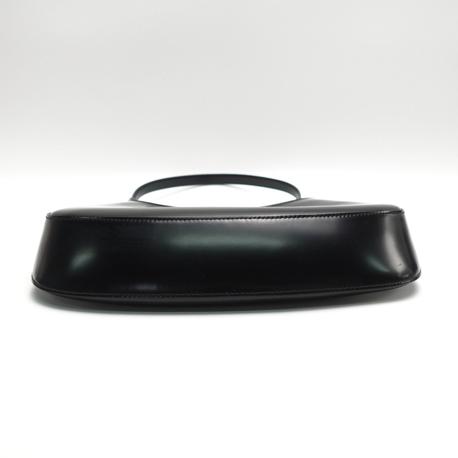 Pre-Owned Prada Cleo Black Calfskin Leather Shoulder Bag T10441533