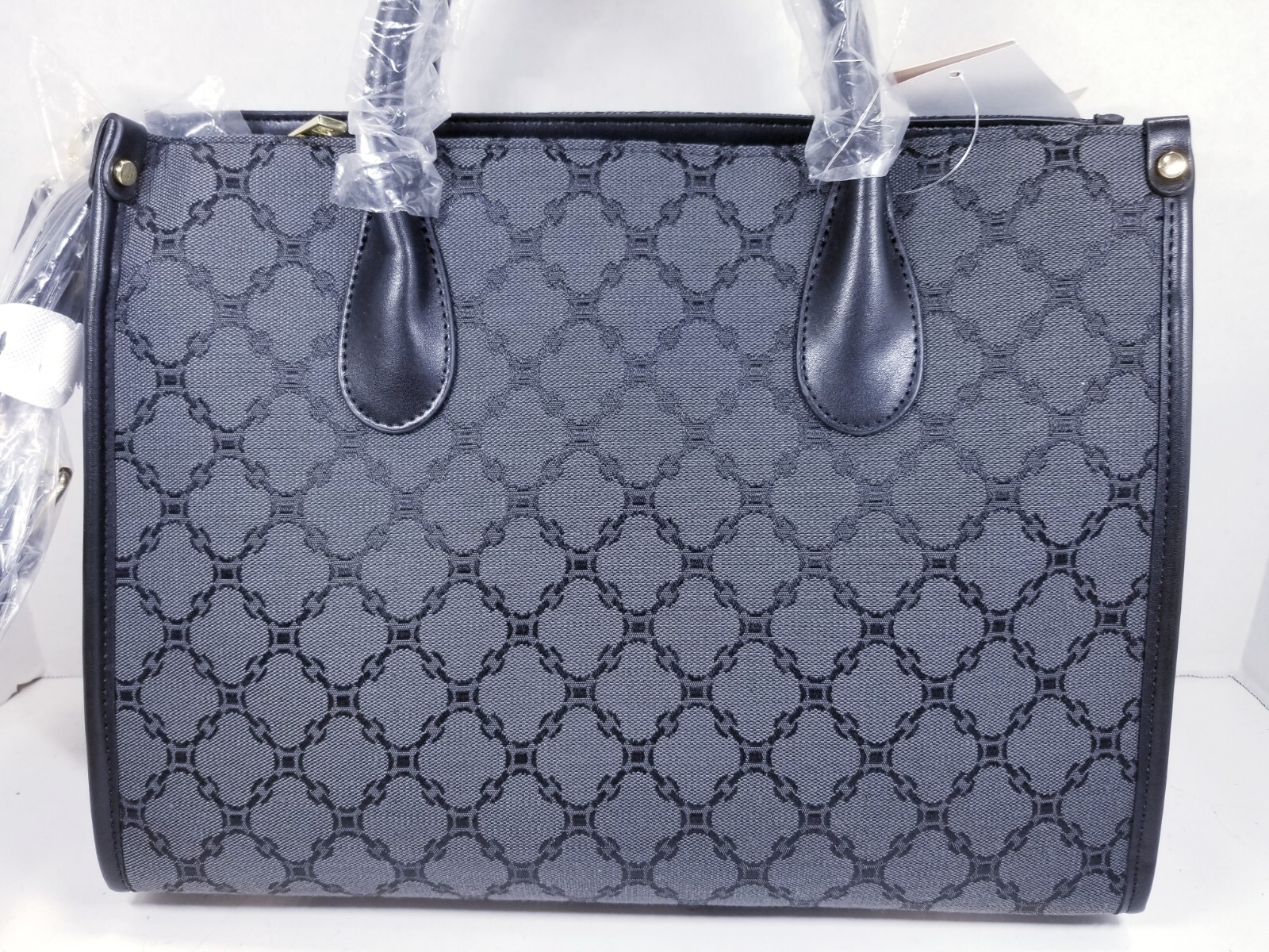 JUSTFAB Satchel With Binding in Black