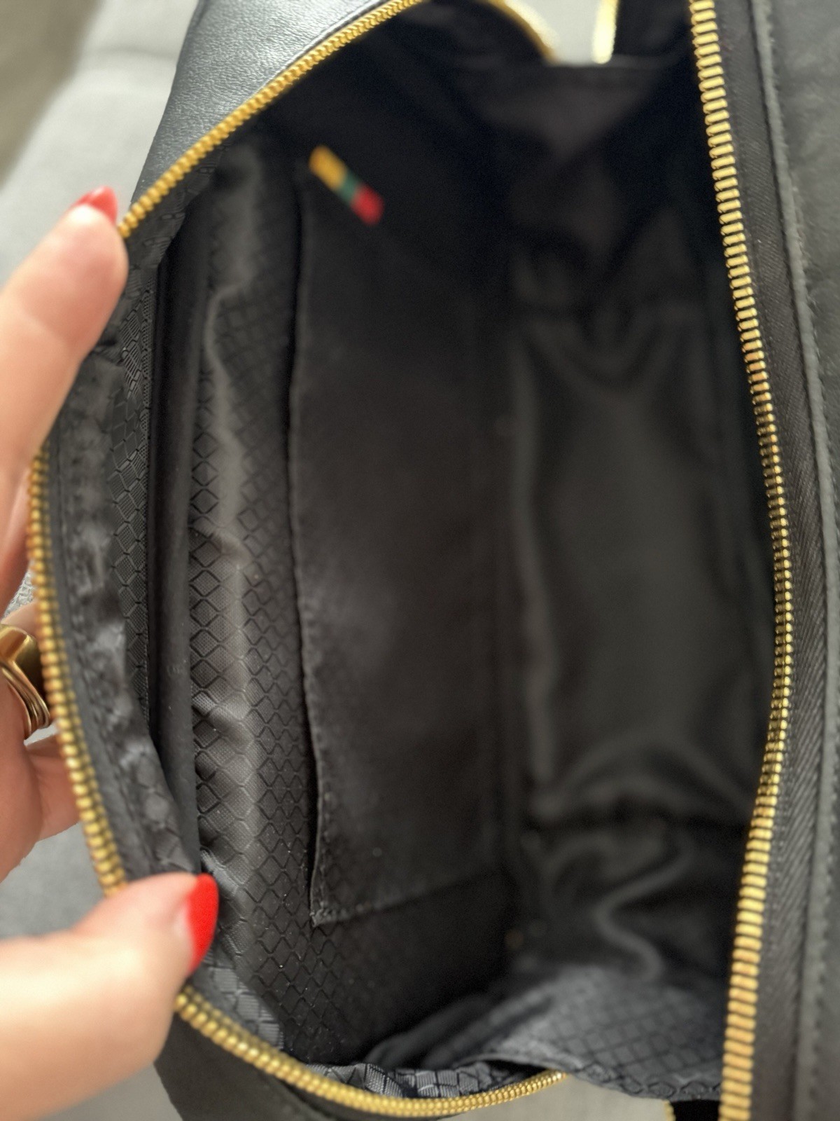 Custom Handmade Leather Bag (Lithuania) Genuine Leather | Black | Gold Hardware