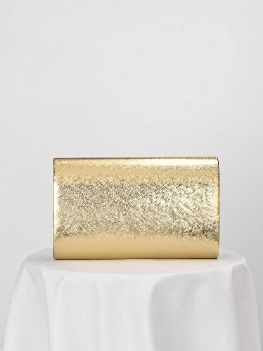 PU Leather Envelope Clutch Purse Small Chain Flap Women Evening Dinner Party