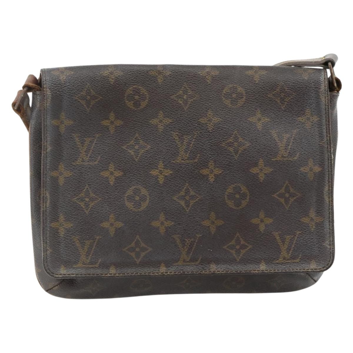 LOUIS VUITTON Monogram Musette Tango Long Strap Bag M51388 LV Auth 179686