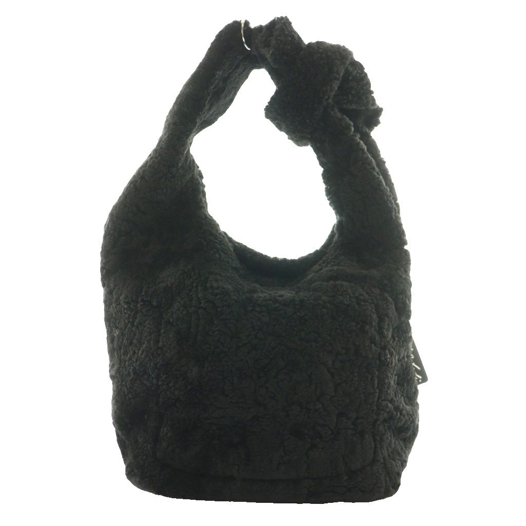 Anita Bilardi Mouton Bag Hand Black AB Vintage AB Condition 9.4″ x 5.5″
