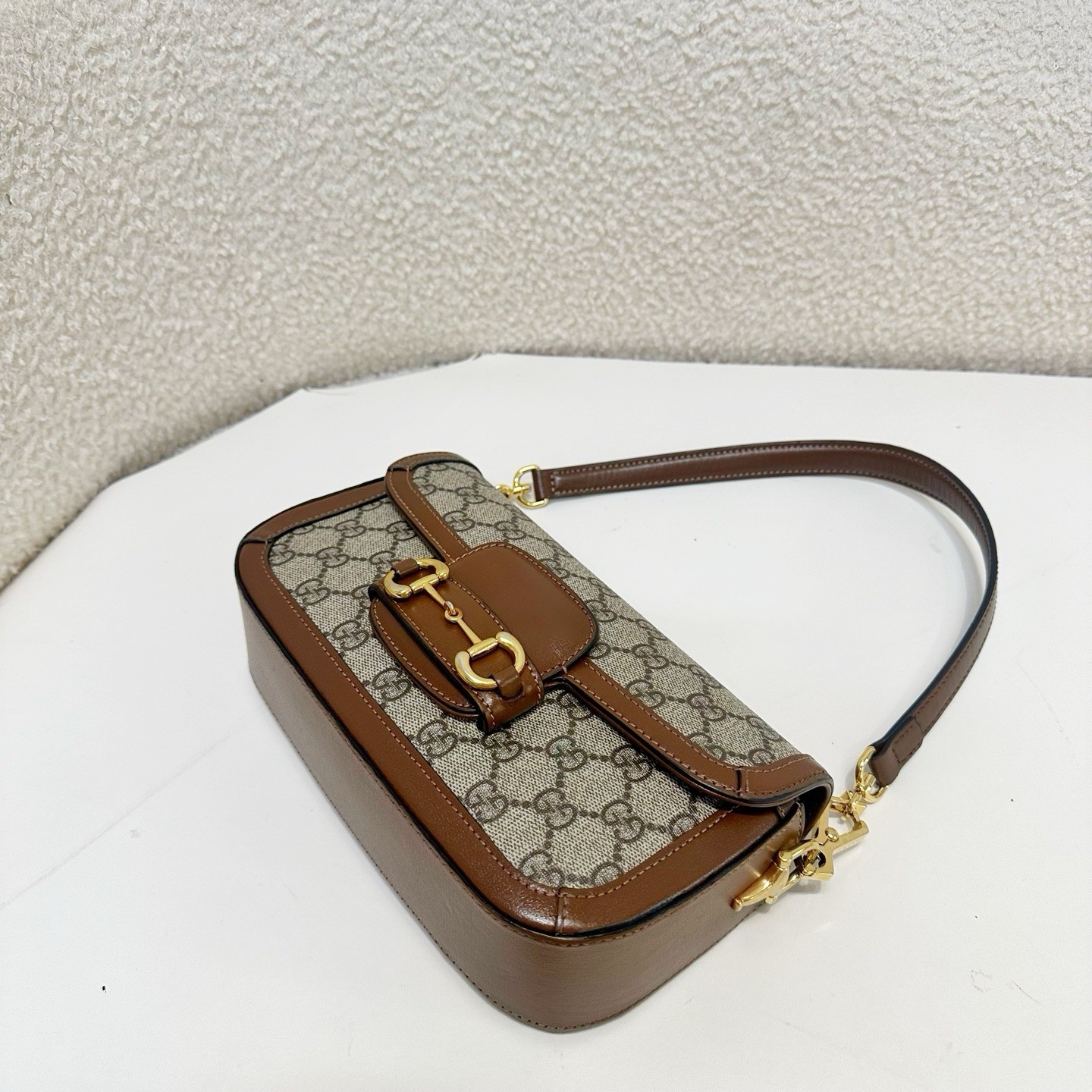 Gucci 1955 hosebit baguette saddle bag size: 23.5×13×5.5cm