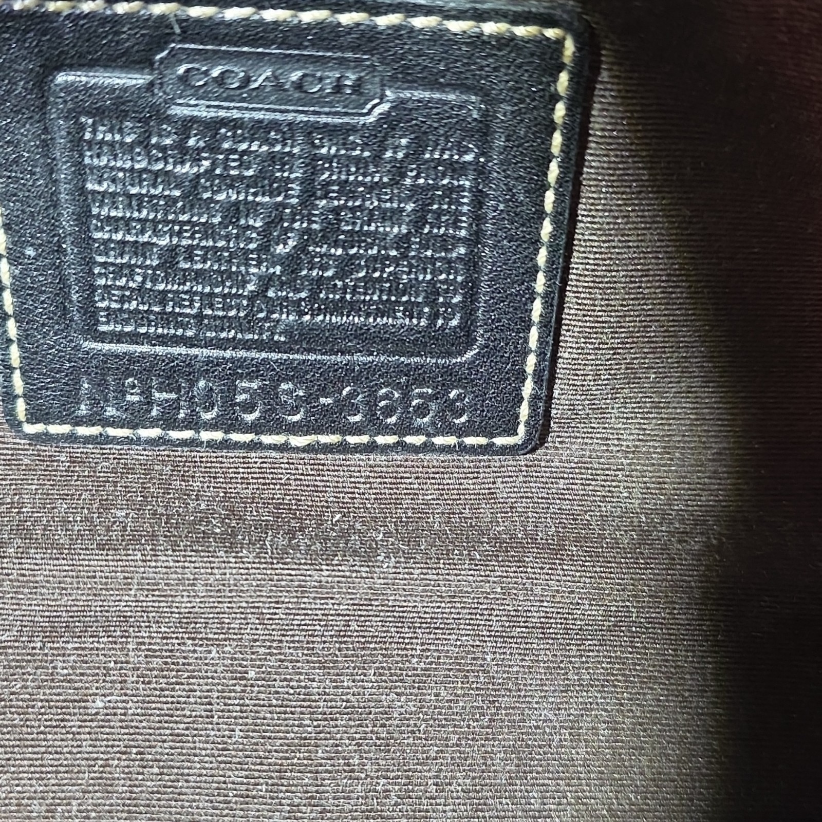 Coach MEDIUM 3653 Vintage Soho Chocolate Brown Leather Shoulder Bag