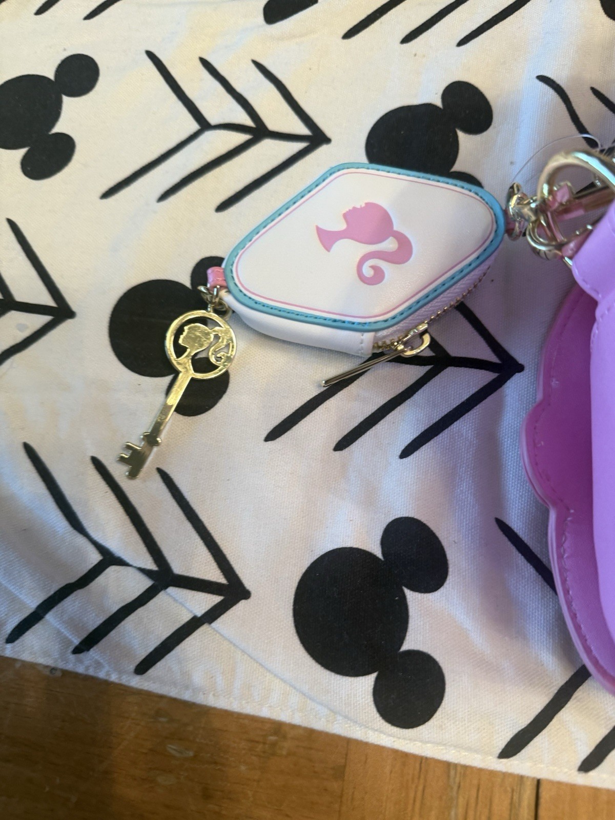 Loungefly Barbie Car Shape Light-Up Crossbody Bag Pink Women NWT
