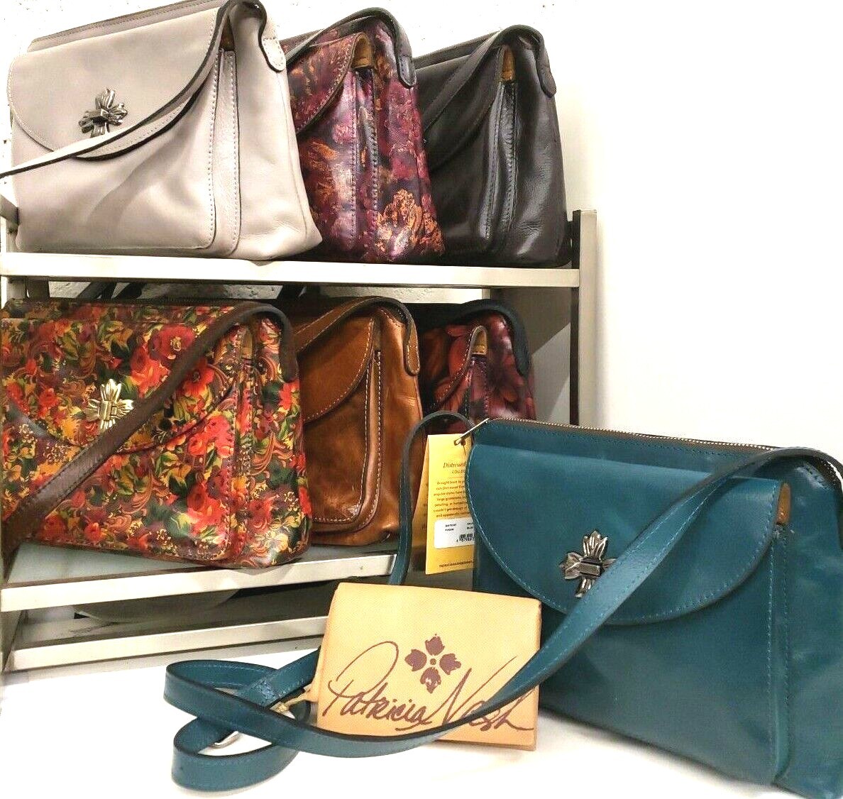 PATRICIA NASH Medium Bag 11’x8’x6″ SALINA Crossbody Leather purse NWT $170