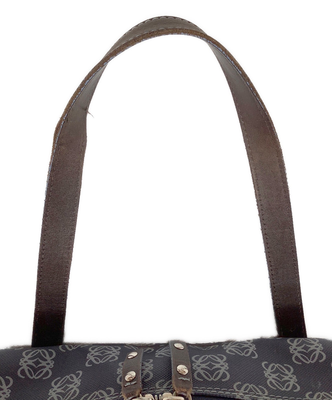 LOEWE Boston bag Navy Authentic From Japan