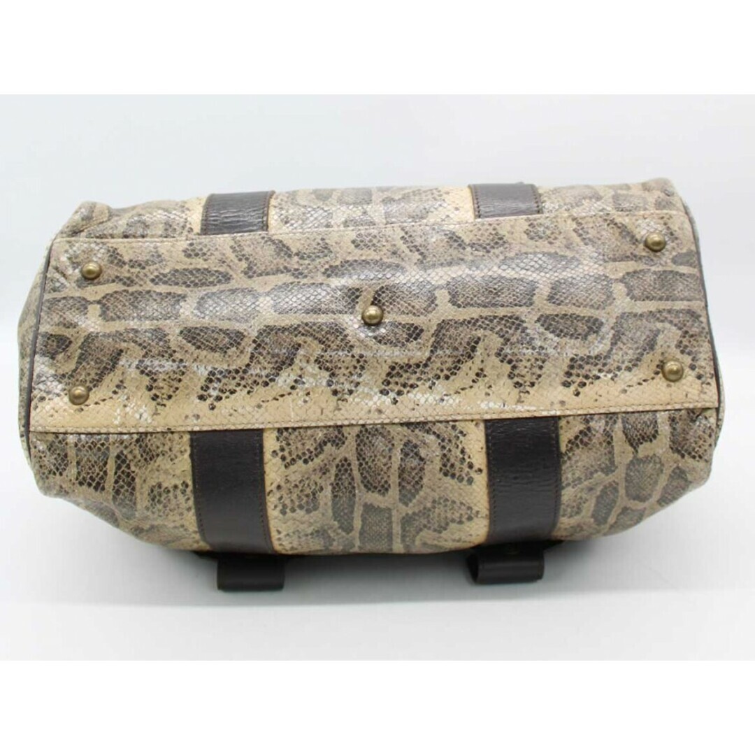 Kate Moss Longchamp Animal Print Duffel Bag Rare 14.9×9×6.2 inch Used
