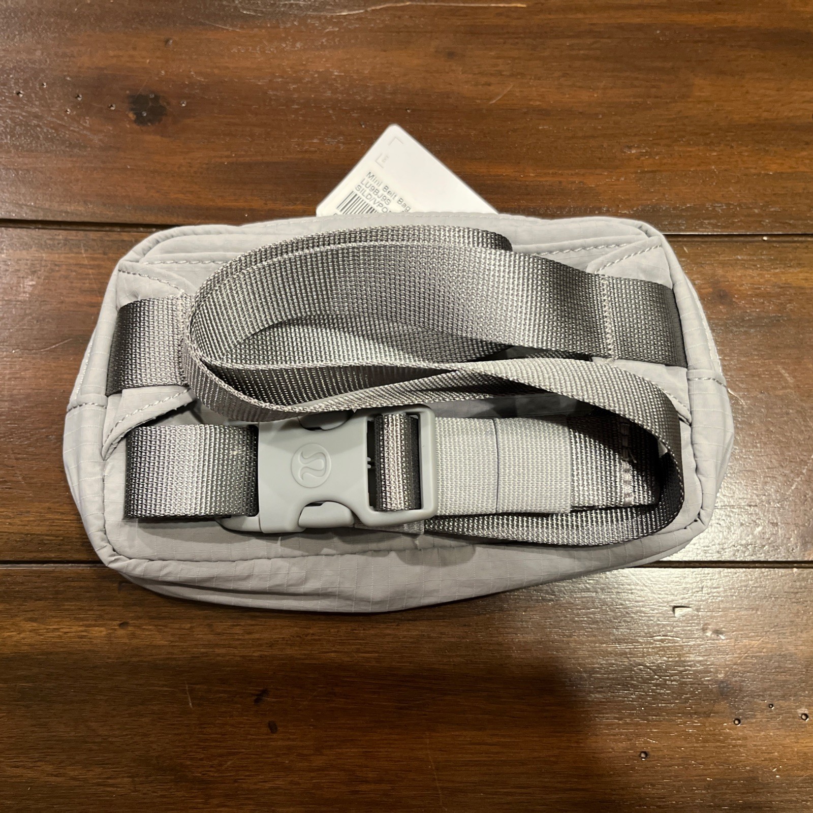 Lululemon Everywhere Mini Belt Bag Gray Ripstop Adjustable LU9BJ9S New NWT