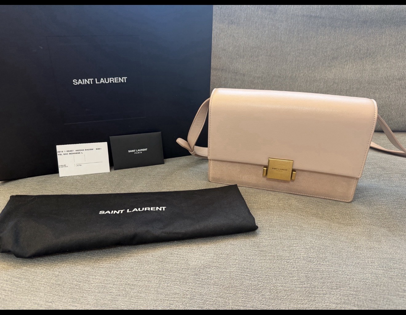 Saint Laurent Crossbody Small Light Pink Bag
