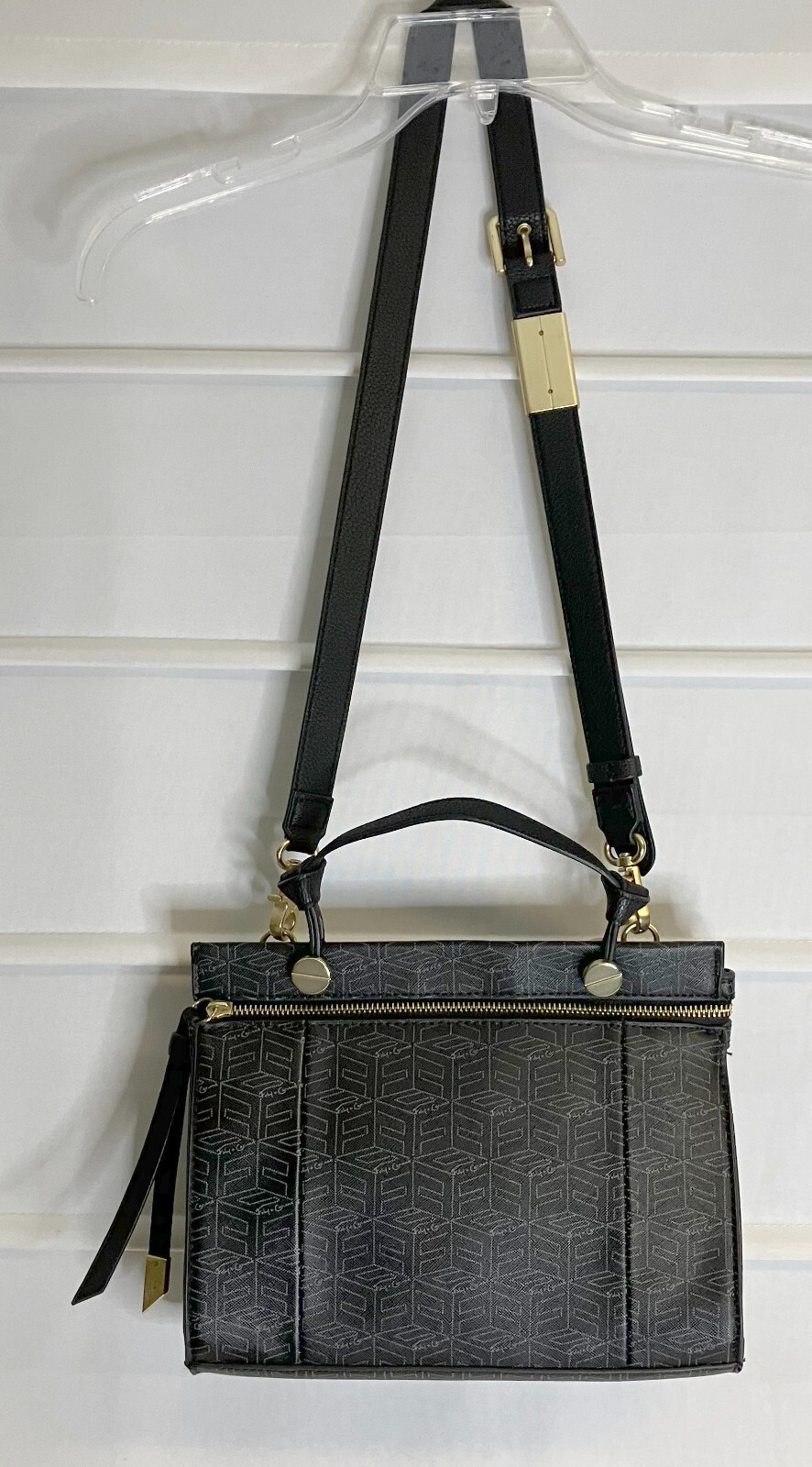 Foley + Corinna Signature Print Black Dionne Small Satchel Purse $148 NWTS!