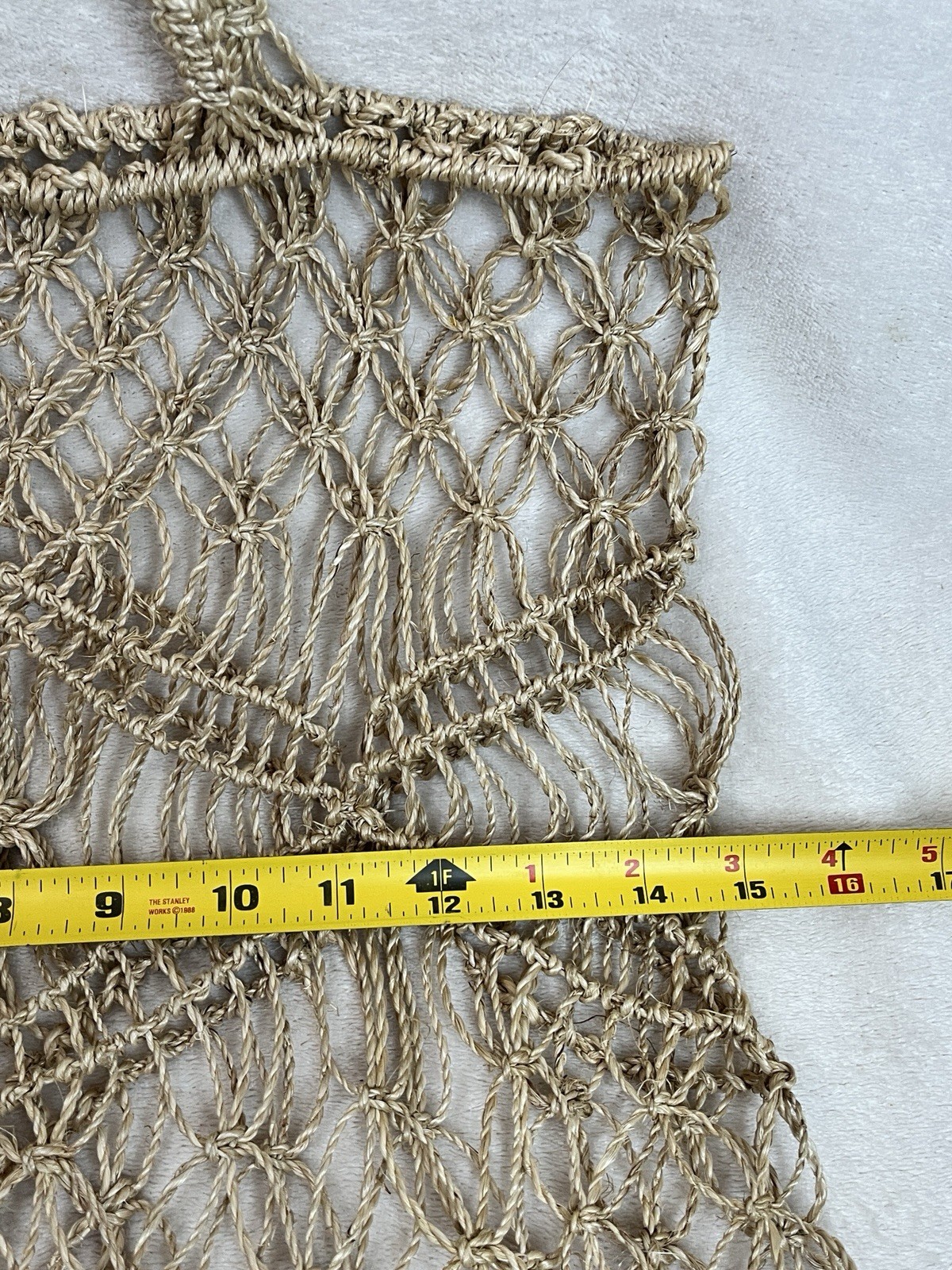 Artisan Handmade Boracay Jute Abaca Net Beach Tote Bag Cottagecore Coastal Boho