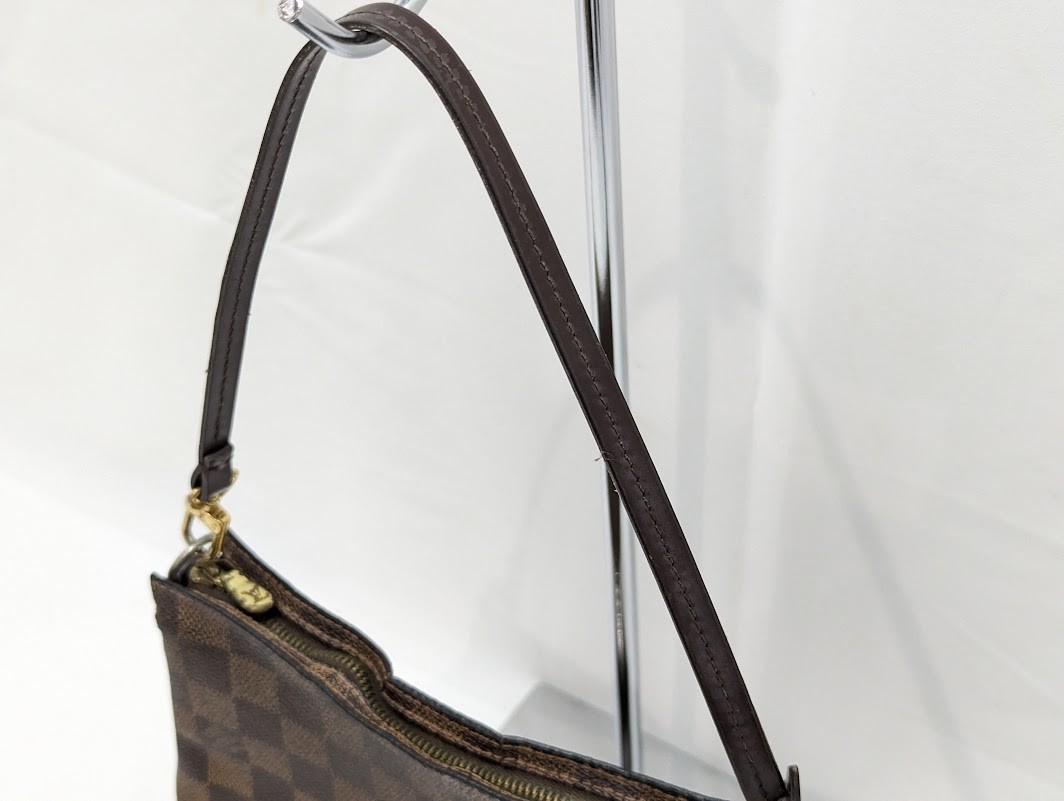 LOUIS VUITTON Damier Ebene Navona Accessories Pouch Hand Bag N51983 Authentic LV