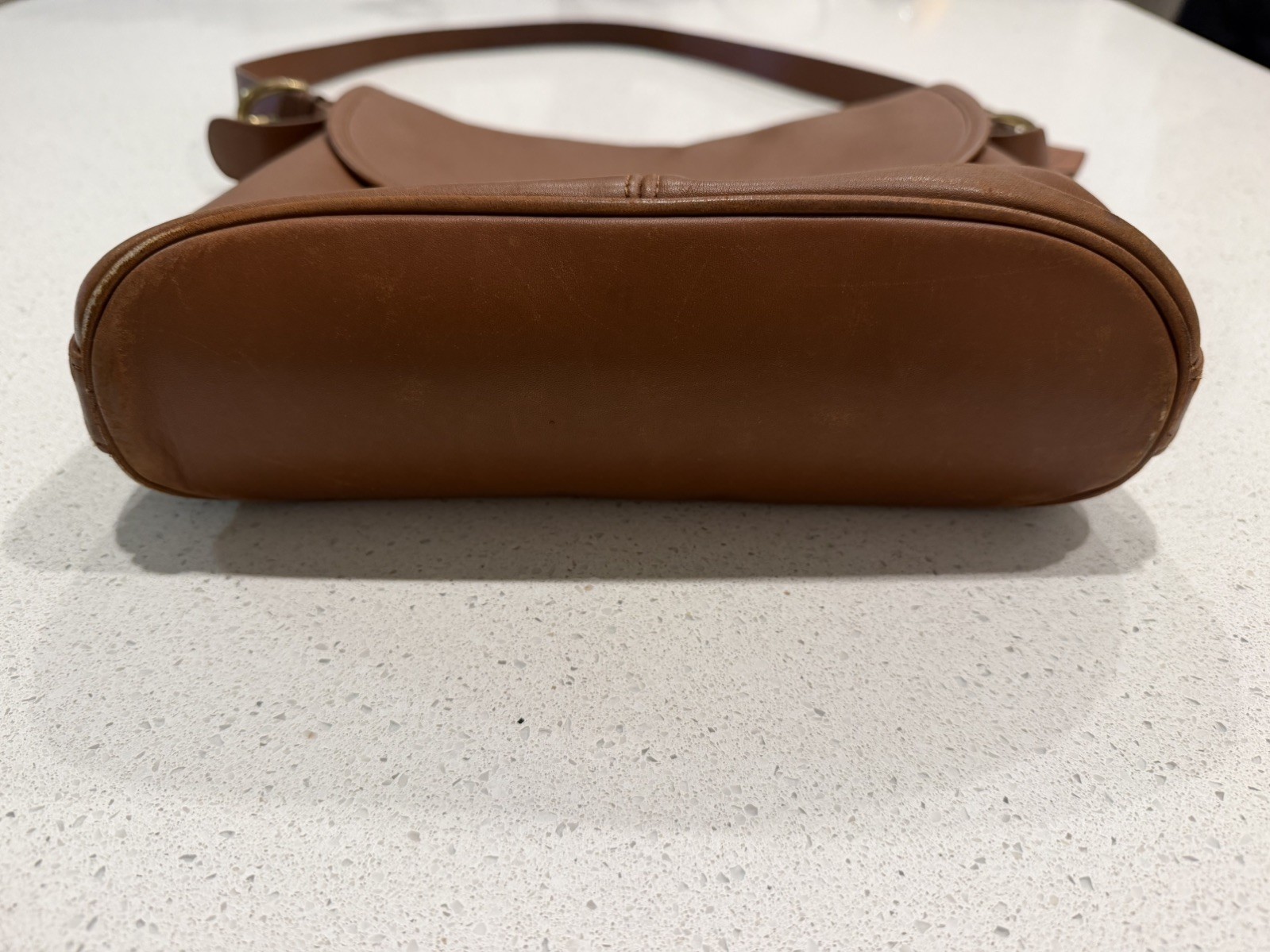 Coach Whitney Vintage 4115 Beautiful Leather English Tan Bag (L)
