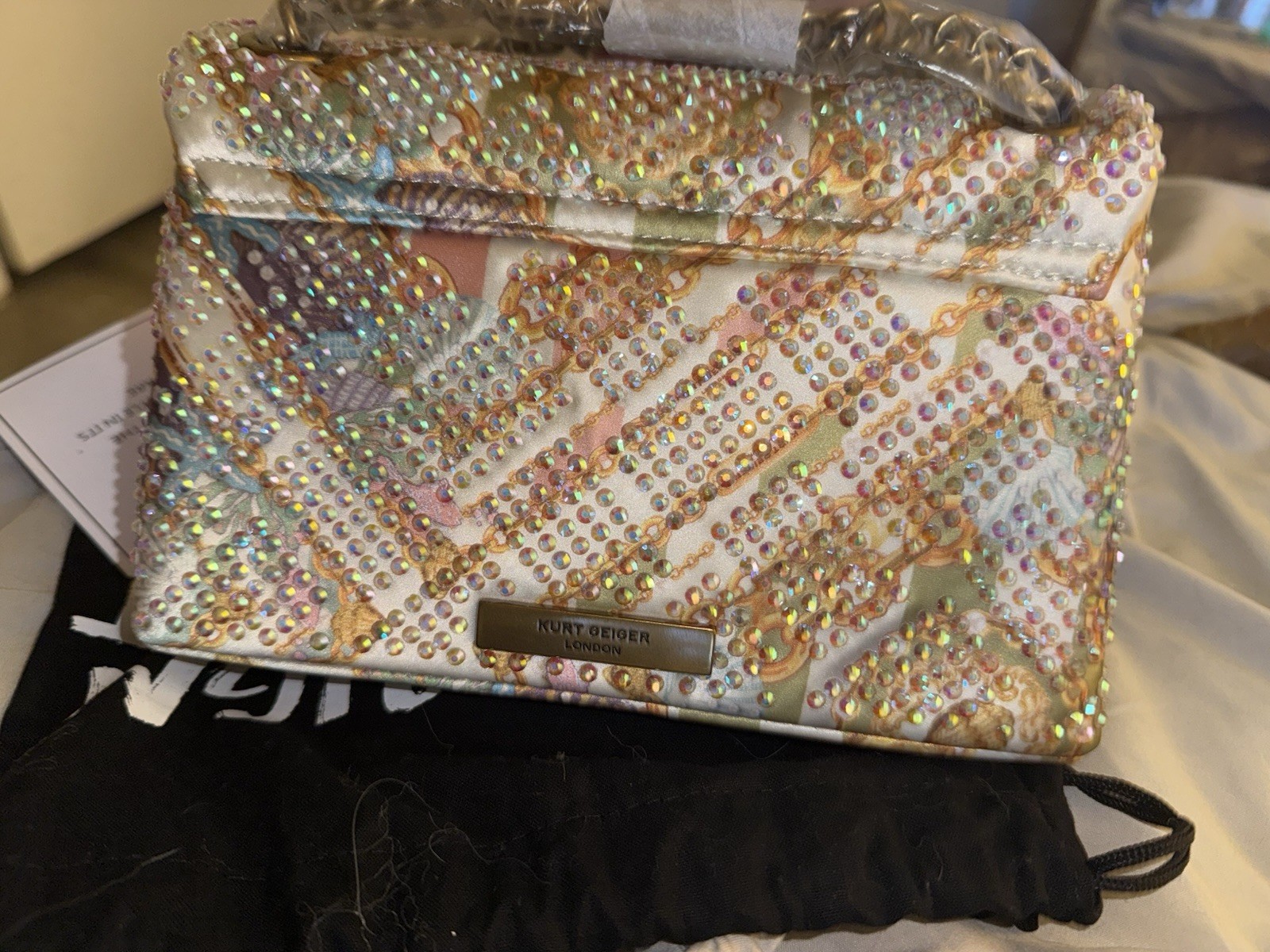 Kurt Gieger Bag Purse Rhinestone Bling New