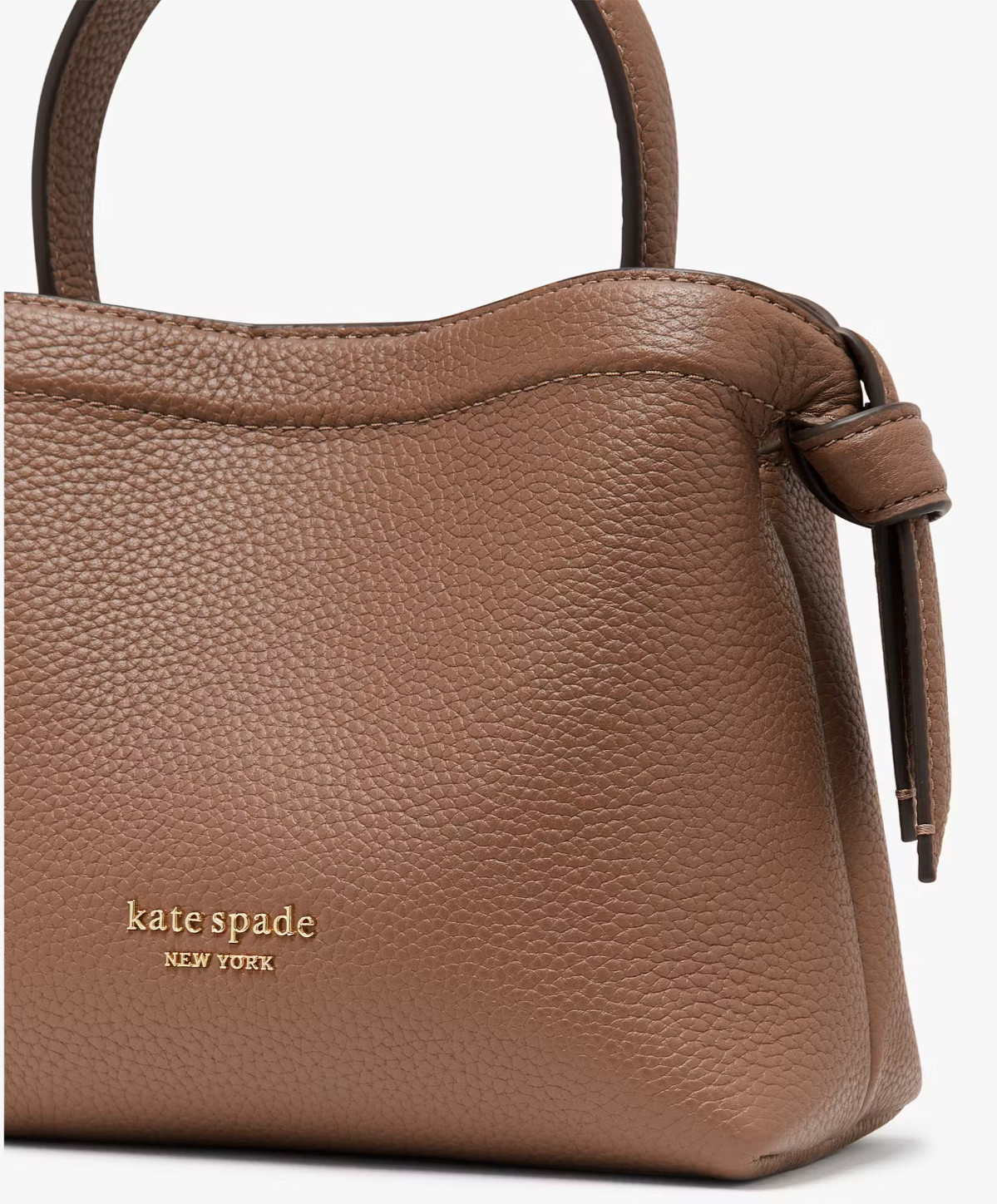 Kate Spade Knott Mini Crossbody Tote Bag Brown Leather Purse KD067 NWT $268
