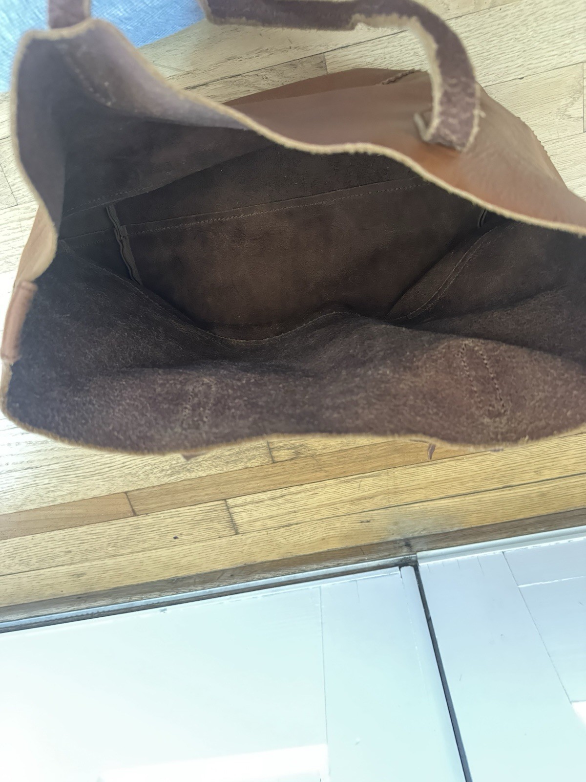 J.CREW Downing Tote Bag – 100% leather