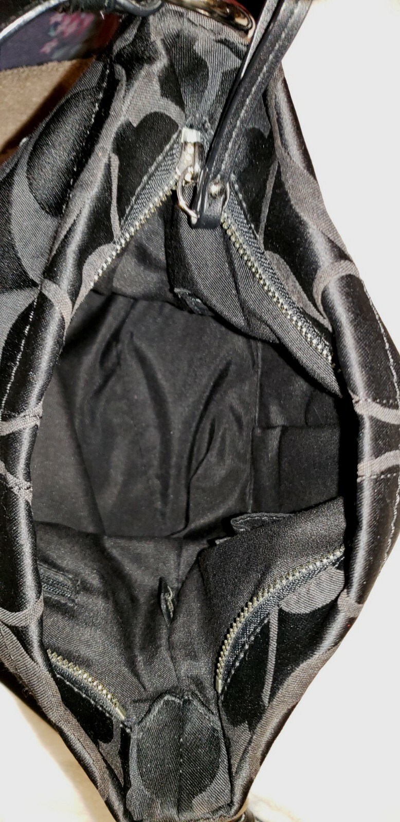 Coach No. K1173-F18862 Signature Black Canvas/Leather