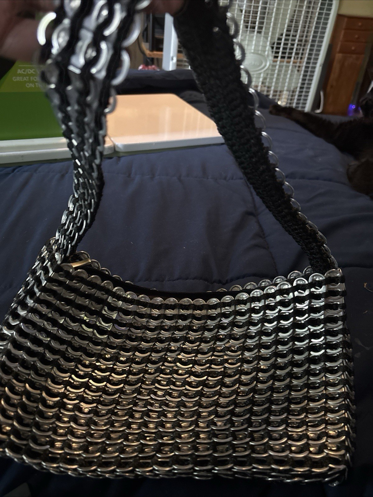 Handmade Pull Tab Shoulder Bag