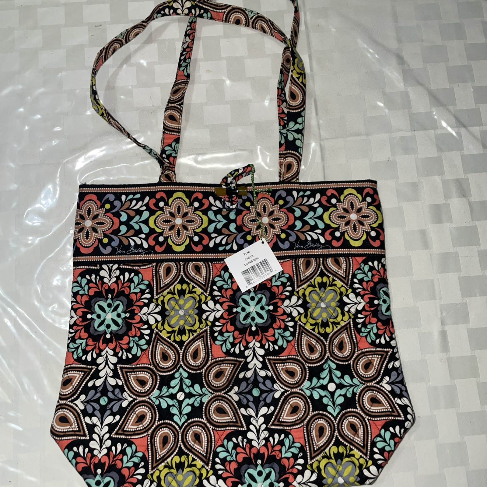 Vera Bradley Handbag Retired Sierra Tote NWT