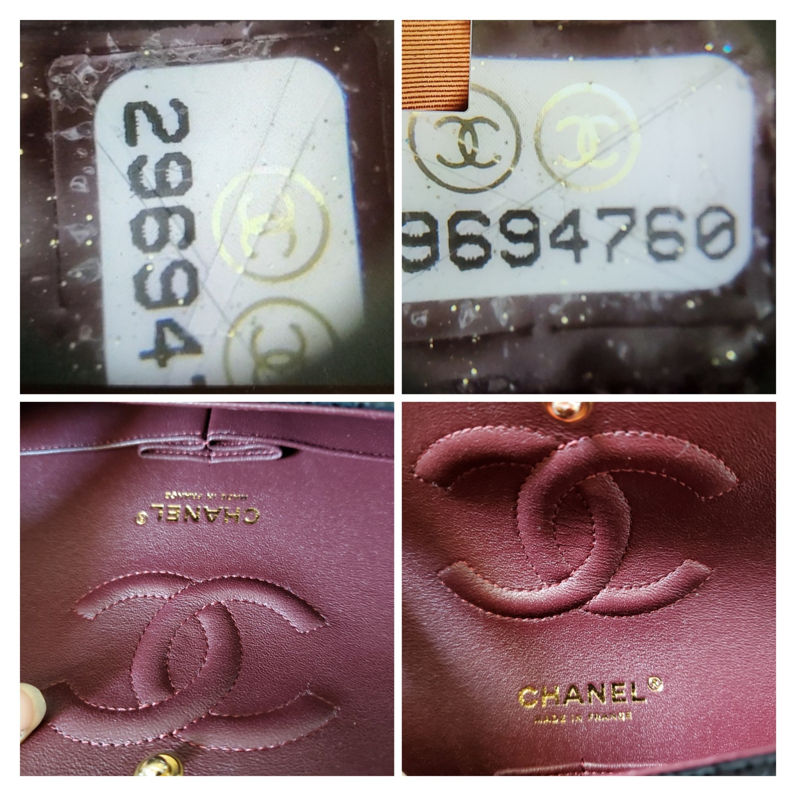 $11,700 CHANEL Classic Medium double Flap Bag black ca.viar gold hw Receipt 2019