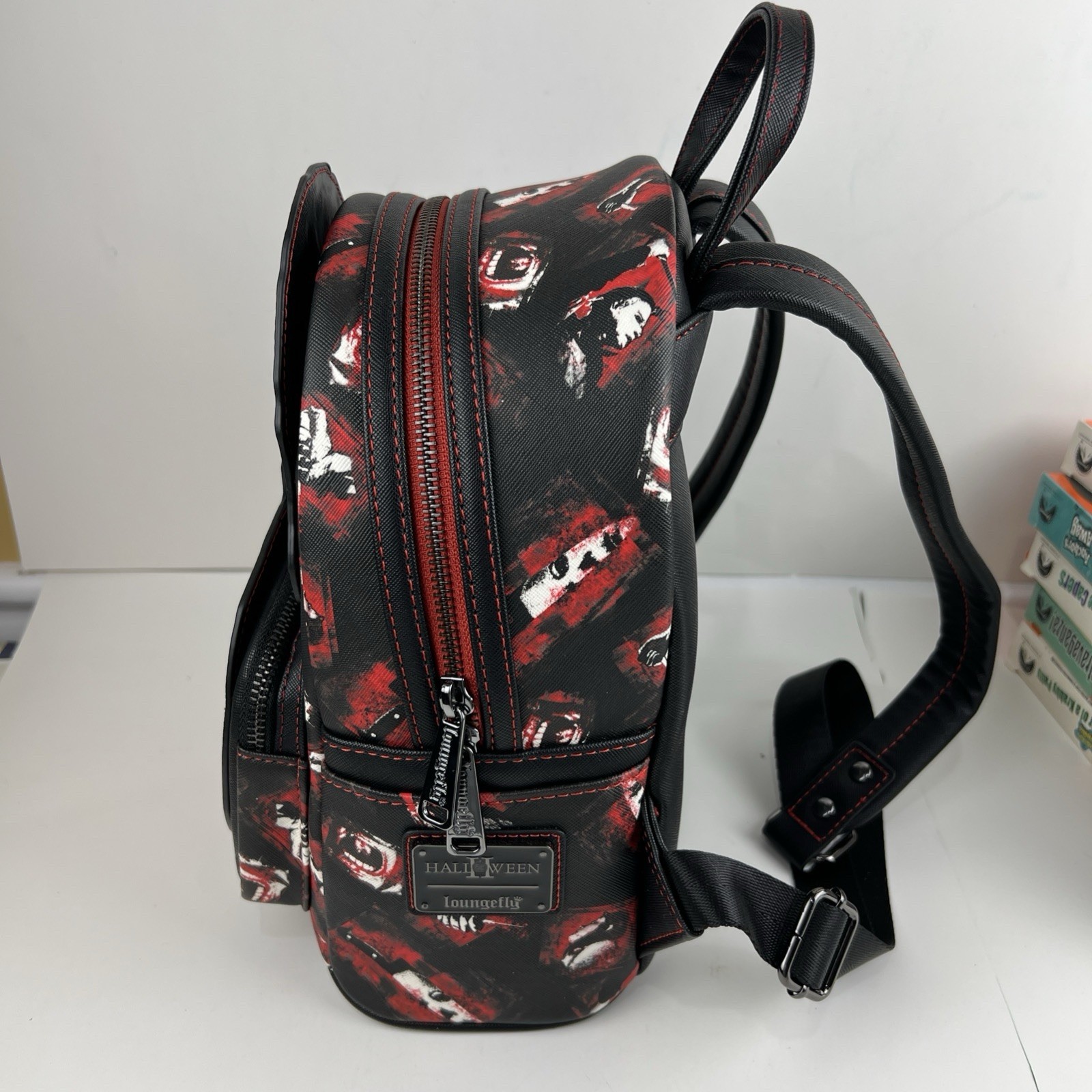 Loungefly Halloween Michael Myers Pumpkin Mini Backpack “No Place to Hide” Bag