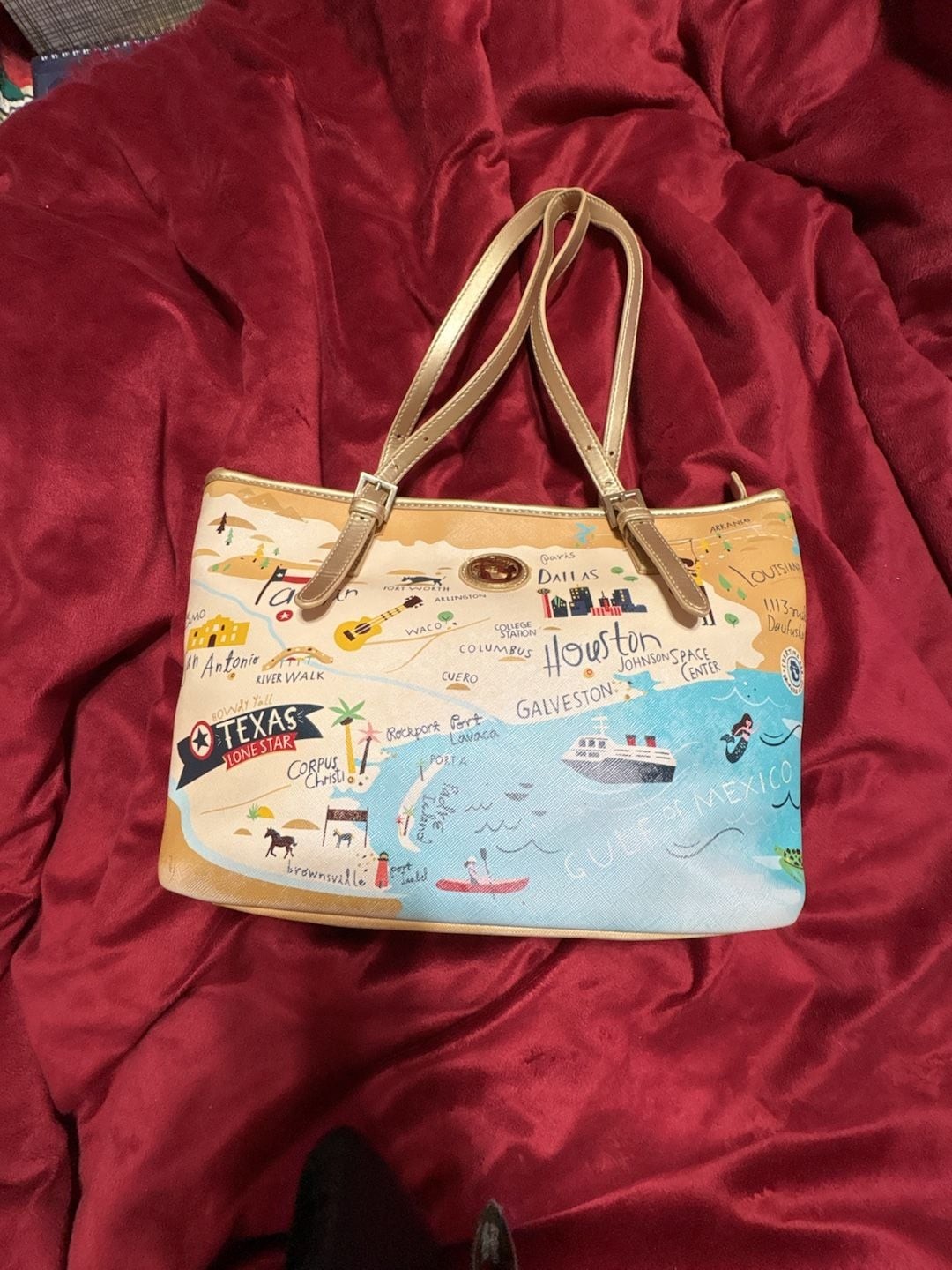 Spartina 449 Greetings From Texas Tote Bag