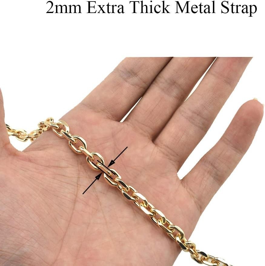 Mini Pochette Purse Chain Strap Thin Wide 6Mm for LV Length 43.3 Inches Thick 2M