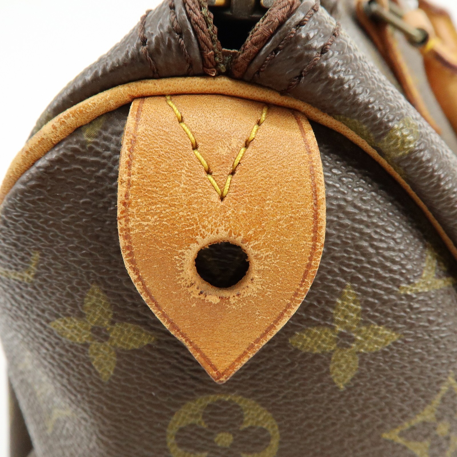 Louis Vuitton Monogram Canvas Speedy 35 Boston Bag Hand Bag M41524 Auth Used F/S