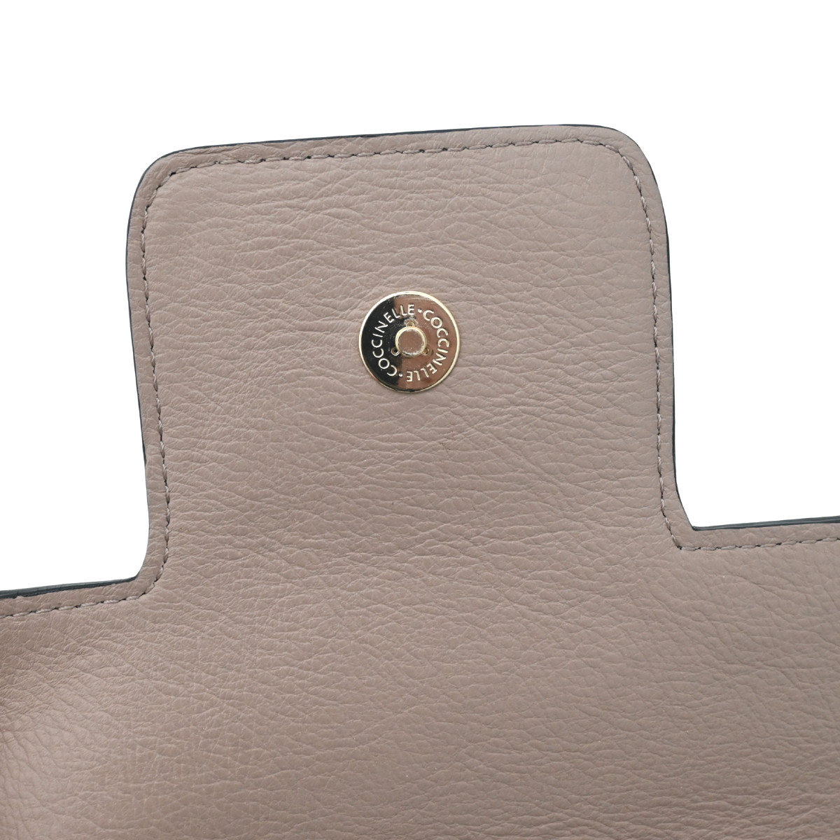 Coccinelle Pink-Beige Celeste Leather Crossbody Bag