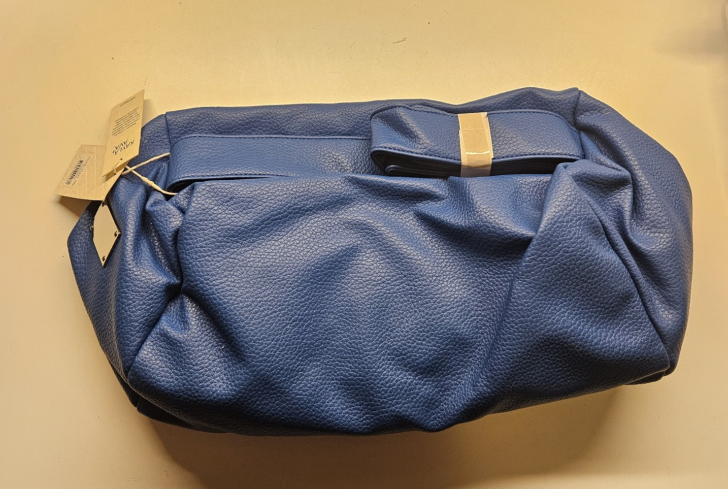 Kayla + Ava Vegan Leather Bag Blue