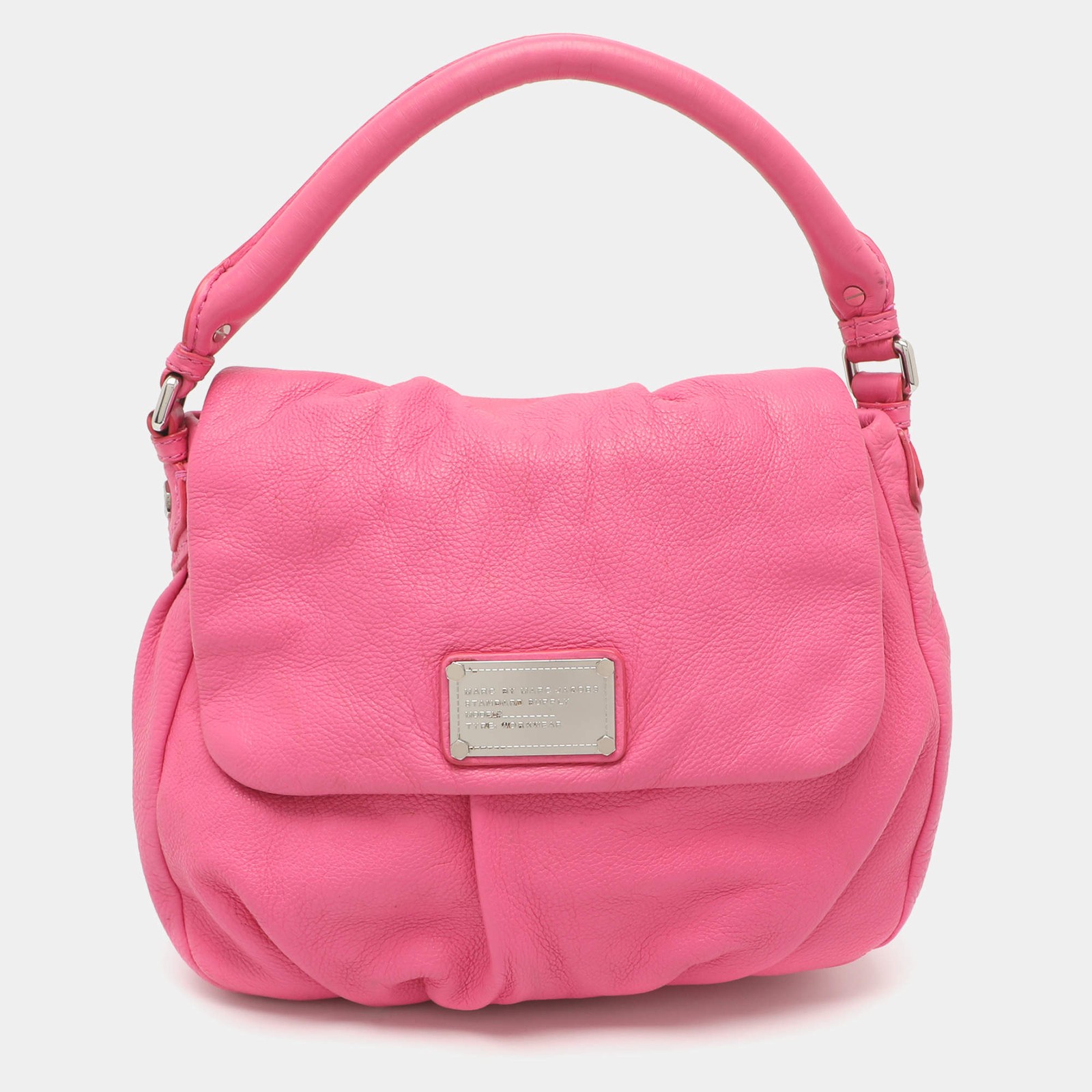 Marc by Marc Jacobs Classic Q Lil Ukita Pink Leather Shoulder Bag