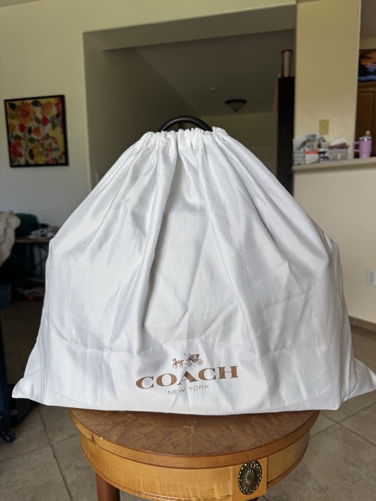 Coach Soft Empire Carryall Bag 40 In Maple/ Brass Rare