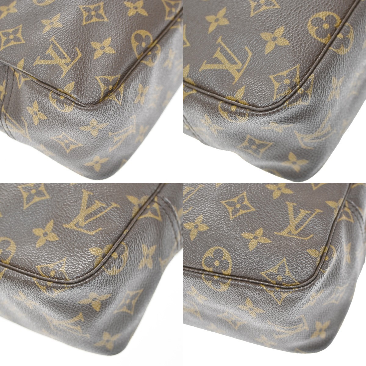 LOUIS VUITTON Trousse Toilette 28 Clutch Hand Bag Monogram Brown M47522 31YJ342