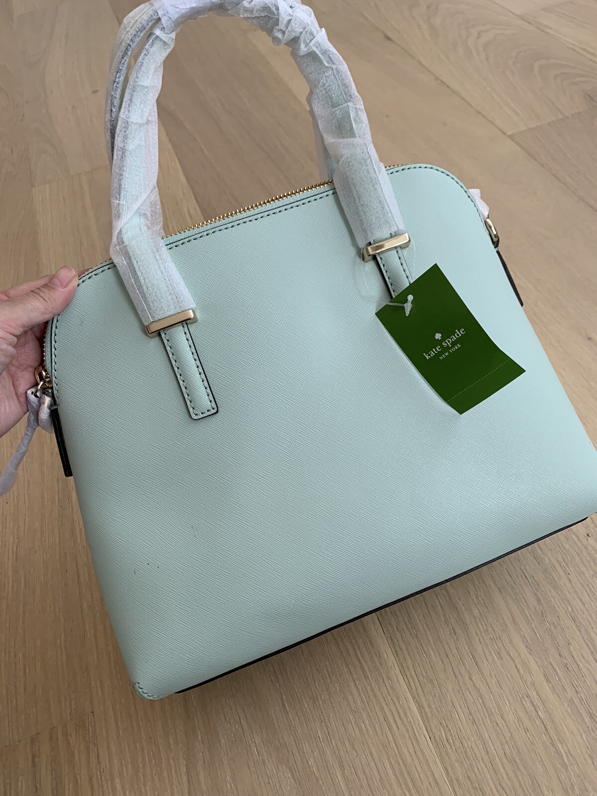 New Kate Spade Cedar Street Maise Mint Mojito Satchel Handbag Purse PXRU4471