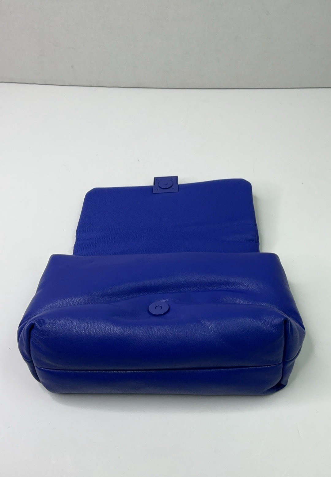 A New Day blue puff handbag