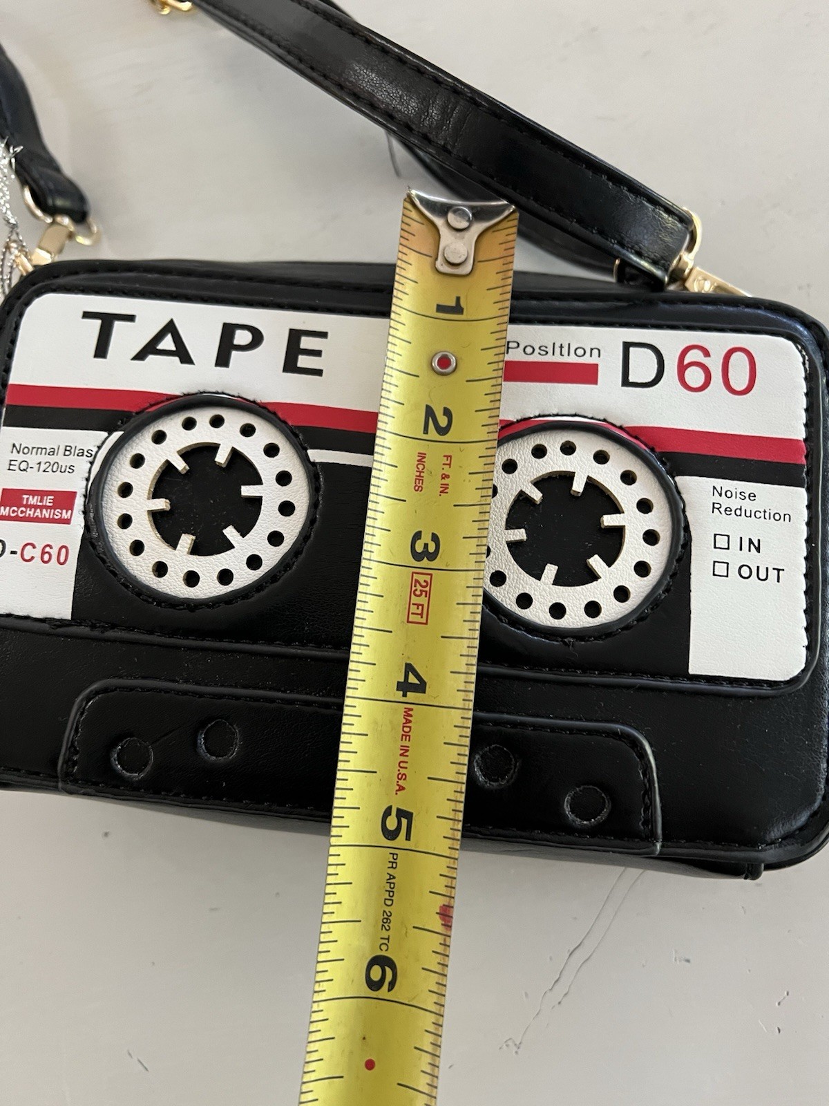 Cassette Tape Purse Retro Audio Crossbody Handbag New Statement